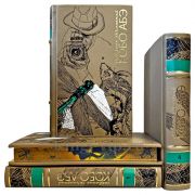 Кобо Абэ. Собрание сочинений в 4 томах. Подарочные книги в кожаном переплете ручной работы