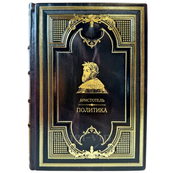 Аристотель - Политика. Подарочная книга в кожаном переплете ручной работы