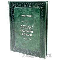 Атлас анатомии человека. Фрэнк Неттер. Подарочная книга в кожаном переплете ручной работы