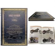 Harley-Davidson & Buell. Подарочная книга в кожаном переплёте
