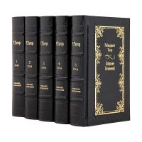 Рабиндранат Тагор Собрание сочинений в 12 томах. Книги в кожаном переплете