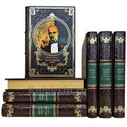 Марио Пьюзо. Собрание сочинений в 7 томах. Подарочные книги в кожаном переплете ручной работы