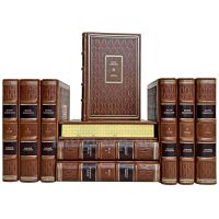 Жорж Сименон. Собрание сочинений в 10 томах. Книги в кожаном переплёте.