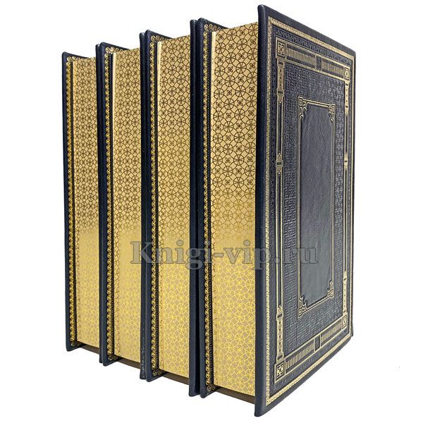 Лев Толстой - Война и мир (в 4 томах). Книги в кожаном переплёте.